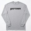 Naptown Essential Long Sleeve Tee – Heather Gray/Black