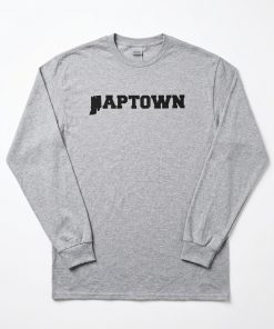 Naptown Essential Long Sleeve Tee – Heather Gray/Black